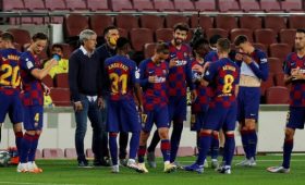Футболисты «Барселоны» поругались с главным тренером после игры с «Сельтой»
